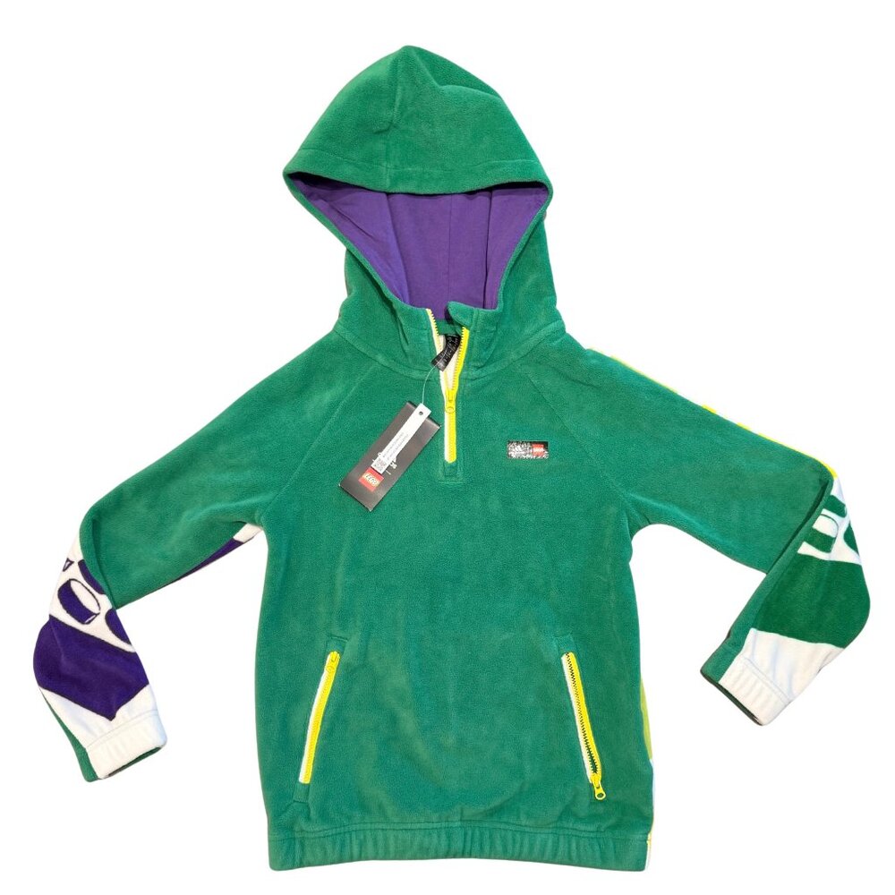 New With Tags Adidas X Lego 1/4 Zip Fleece, Boys Size 7/8